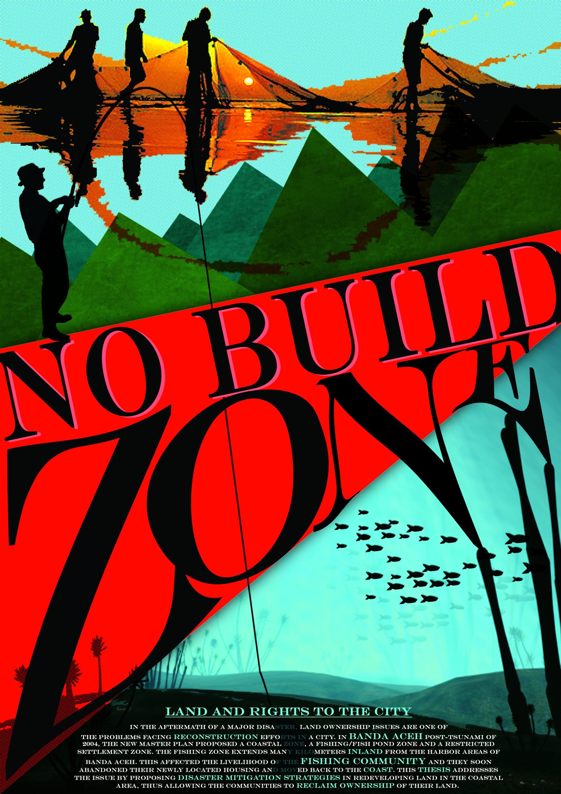 Image of a poster with the words No Build Zone