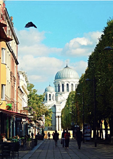 Image of a church in the distance